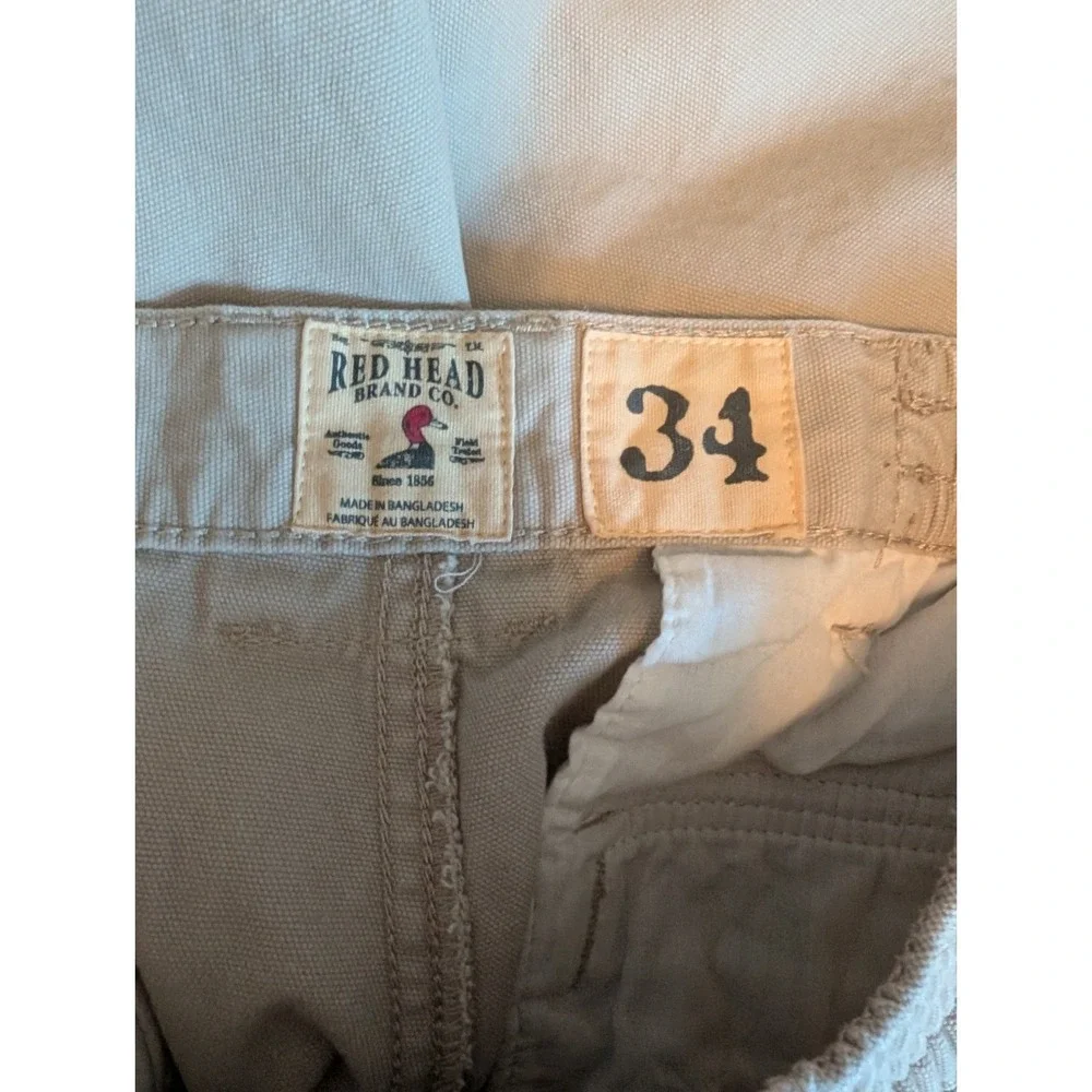 Red Head Brand Co Men's Khaki Cargo Shorts Size 34